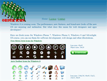 Tablet Screenshot of ordericon.com